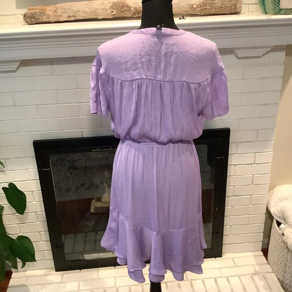 #179 Gorgeous Simply Vera Wang Lilac Fit and Flare Dress Size Medium - Picture 7 of 10